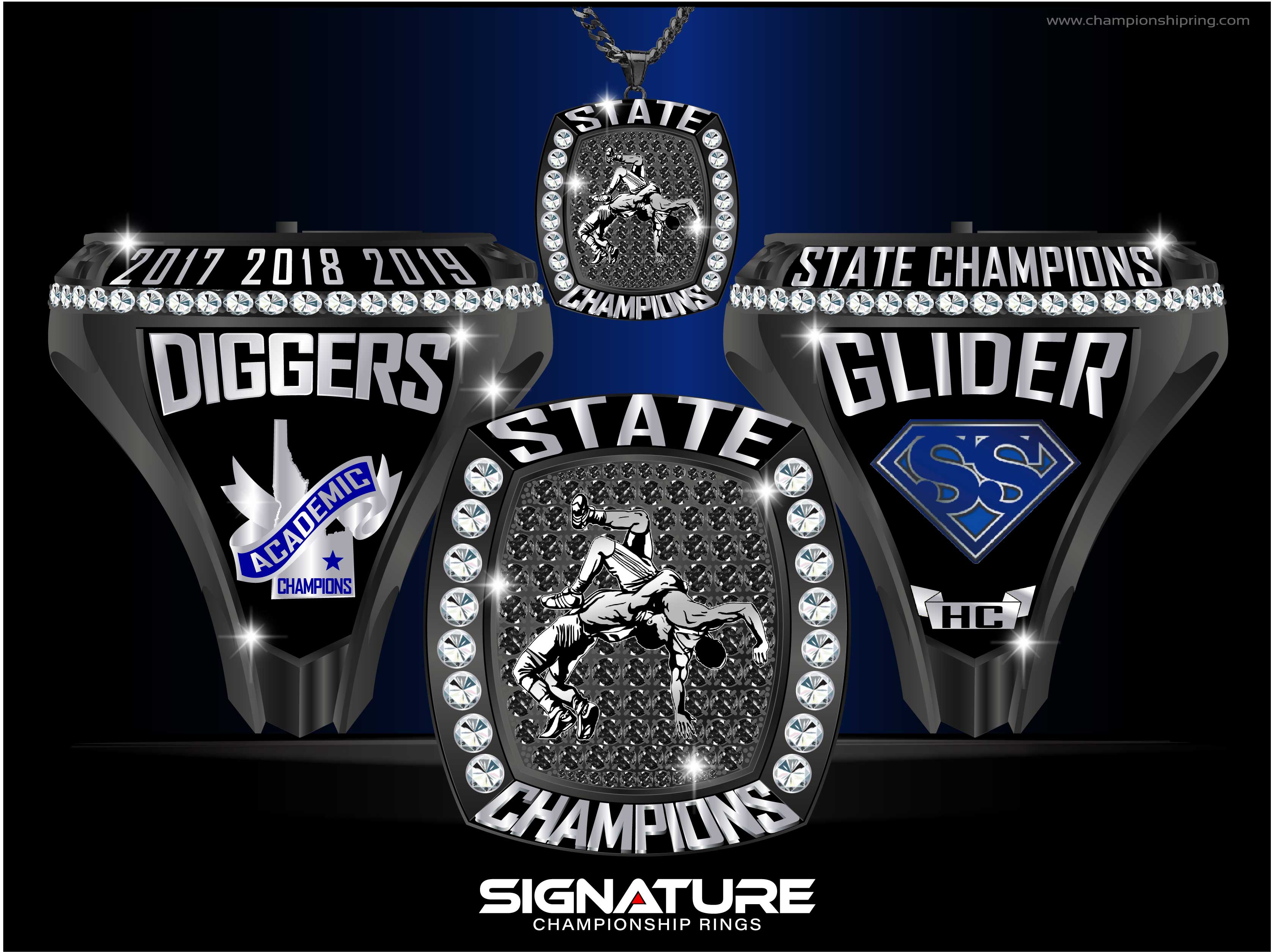 Championship Ring Design Studio: Wrestling